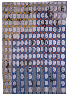 Jeanne Williamson, Orange Construction Fence Series #4, 2007